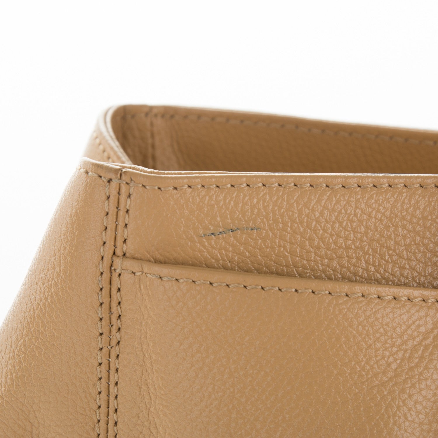 Chanel Calfskin Cerf Executive Shopper Tote Beige 10 of 11