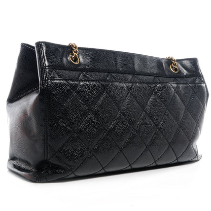 Chanel Caviar Quilted Shopping Tote Black 3 of 7