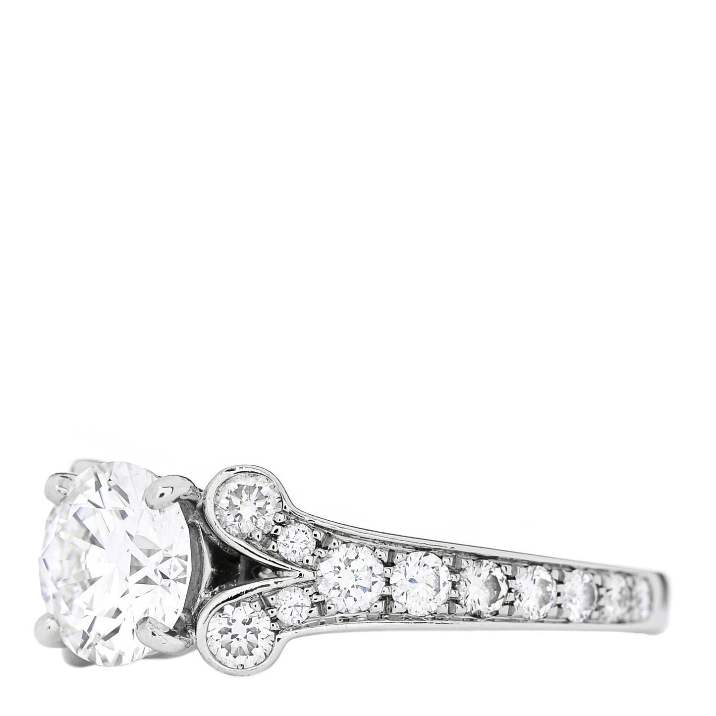 Platinum Diamond .91ct Destinee Engagement Ring 46 3.75