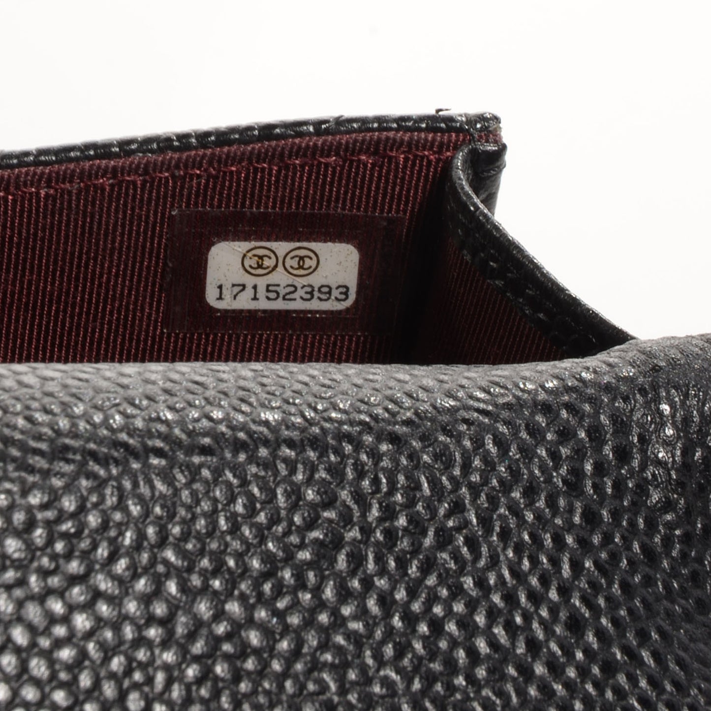 Caviar Travel Wallet Black
