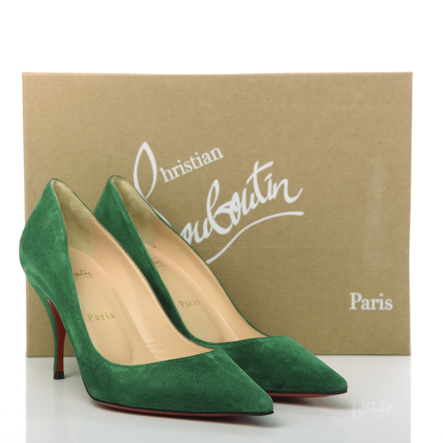 Christian Louboutin Veau Velours Clare 80 Pumps 36.5 Canopee 9 of 9