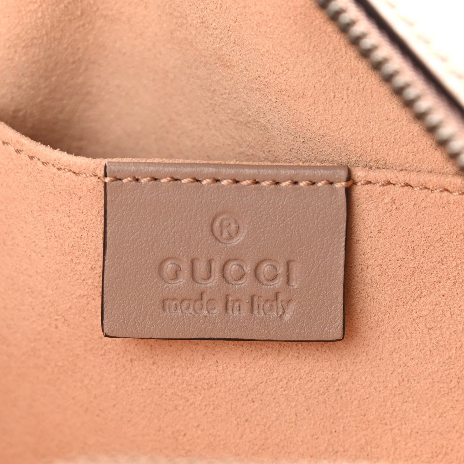 Gucci Calfskin Matelasse Small GG Marmont Chain Shoulder Bag Porcelain Rose 6 of 9