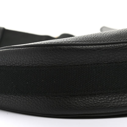 Valentino Garavani Calfskin Logo Embossed Crossbody Bag Black 8 of 9