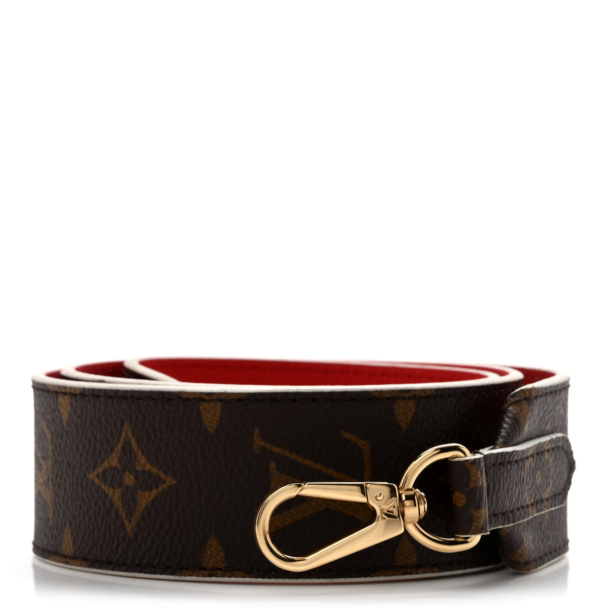 Louis Vuitton Monogram Bandouliere Shoulder Strap Red 1 of 7