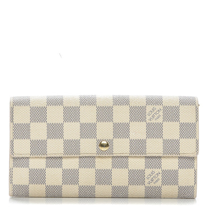 Louis Vuitton Damier Azur Sarah Wallet 1 of 6