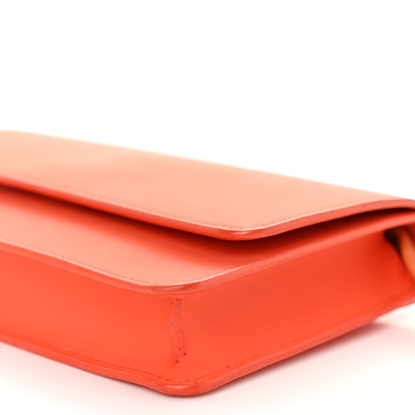 Rubberised Le Riviera Shoulder Bag Orange