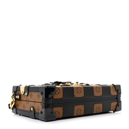 Louis Vuitton Monogram Tressage Petite Malle Black 4 of 10