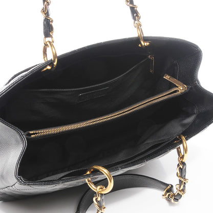 Chanel Caviar Quilted Grand Shopping Tote GST Black 5 of 7