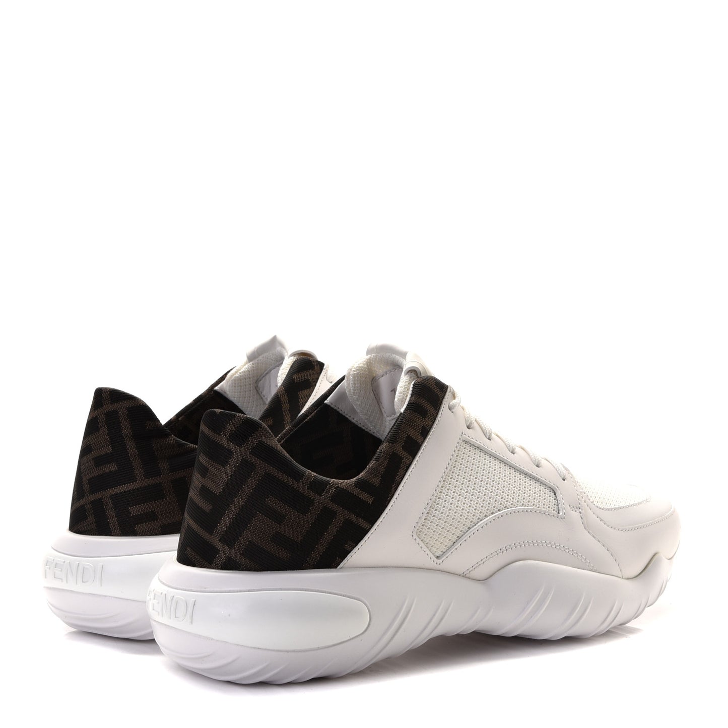Vitello Technical Mesh FF Mens Sneakers 7 Ultra White Maya Black