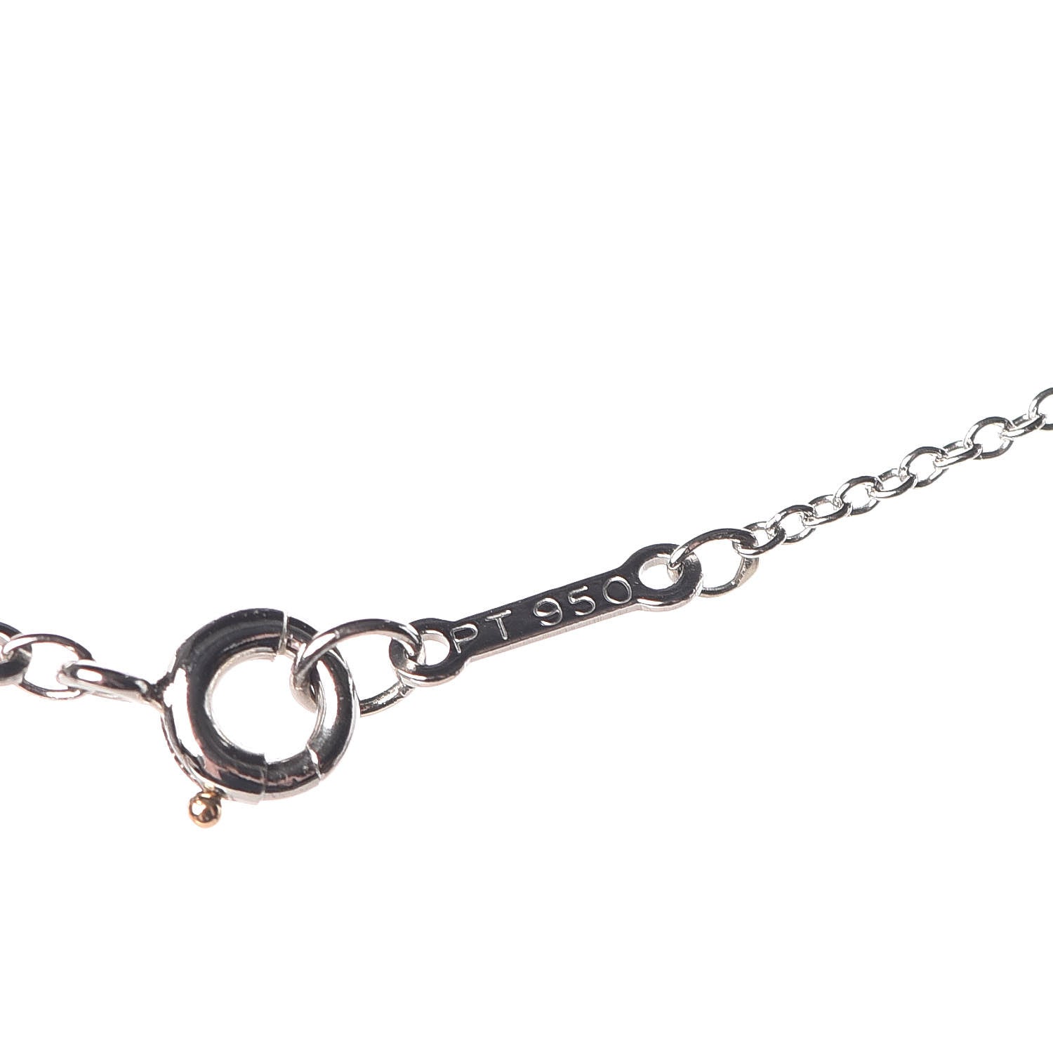 Tiffany Platinum Diamond .60ct Elsa Peretti Diamonds by the Yard Pendant Necklace 5 of 8