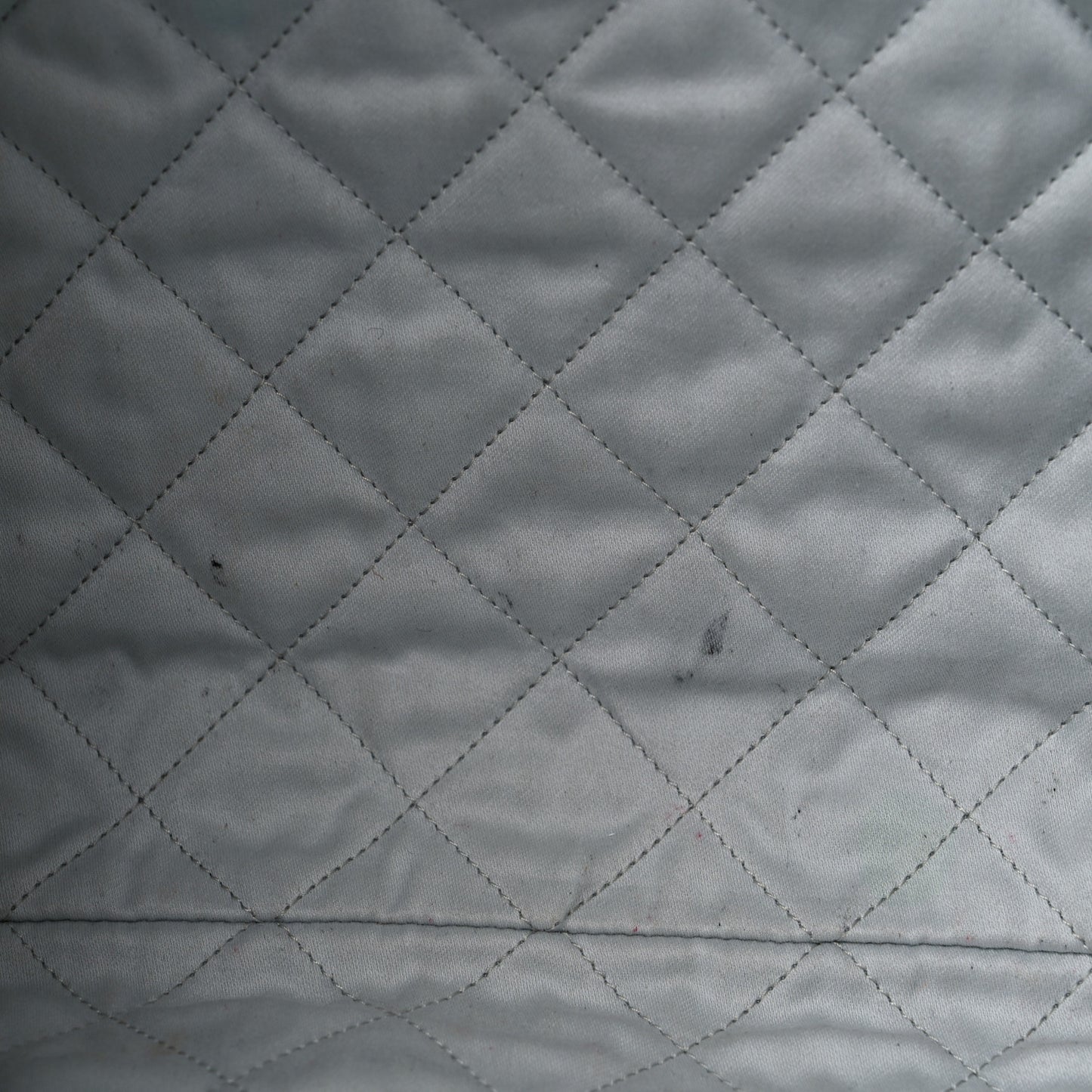 Shiny Calfskin Quilted Chanel 22 Light Blue