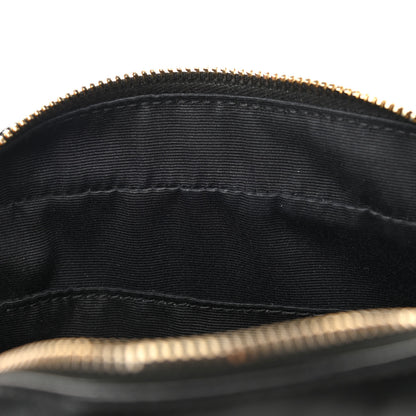 Saint Laurent Calfskin Matelasse Monogram Lou Camera Bag Black 19 of 21