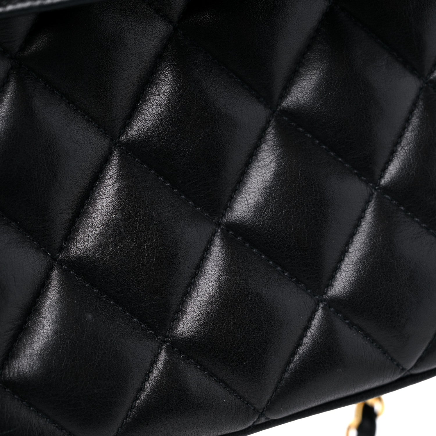 Chanel Lambskin Quilted Extra Mini Flap Black 13 of 13