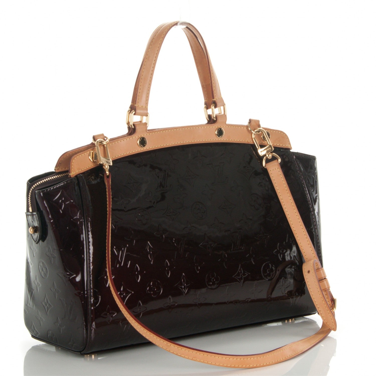 Louis Vuitton Vernis Brea MM Amarante 3 of 7