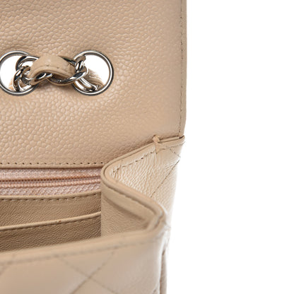 Chanel Caviar Quilted Jumbo Single Flap Beige Clair 13 of 16