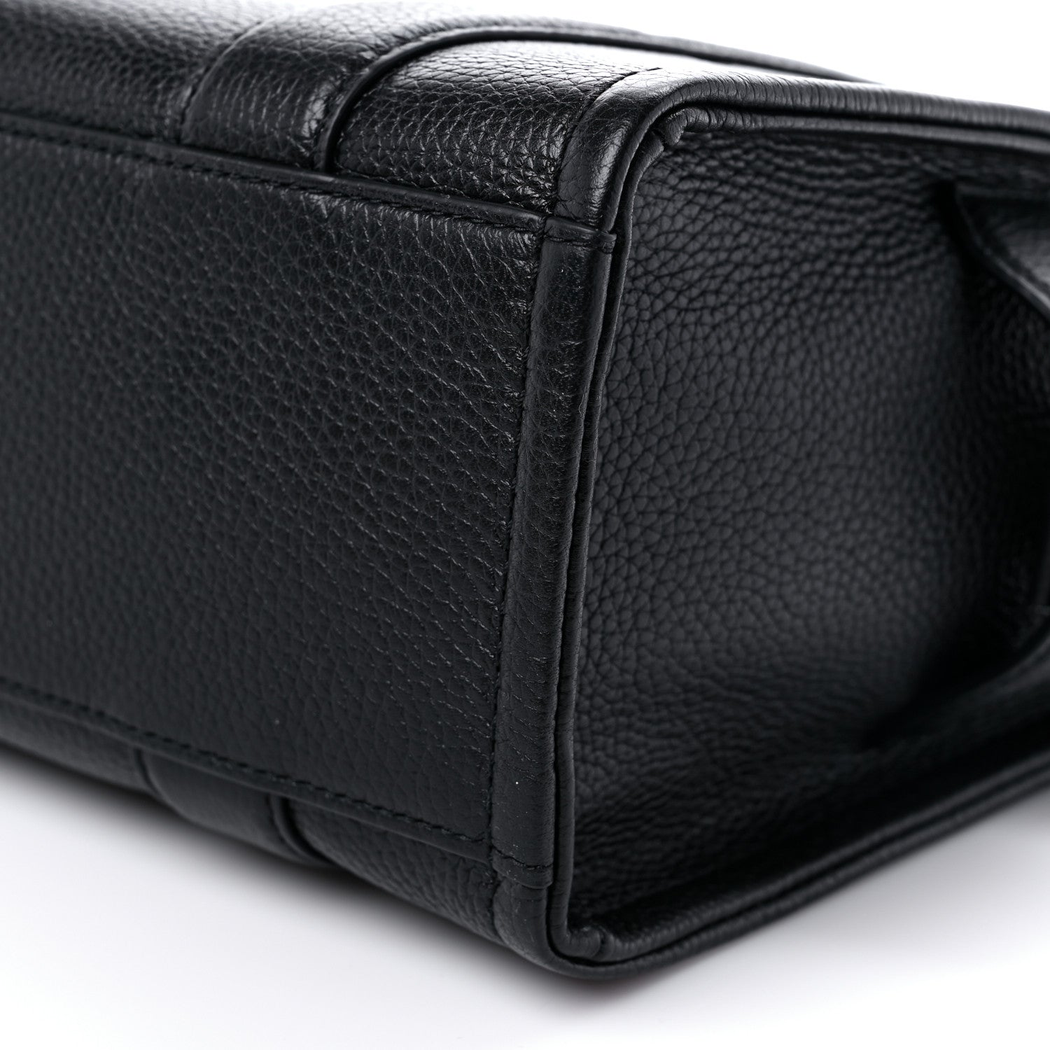 Marc Jacobs Grained Calfskin Small The Tote Bag Black 9 of 9