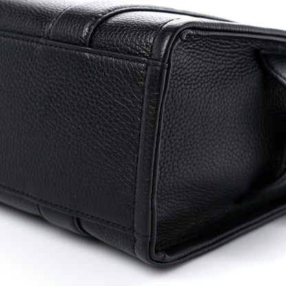 Marc Jacobs Grained Calfskin Small The Tote Bag Black 9 of 9