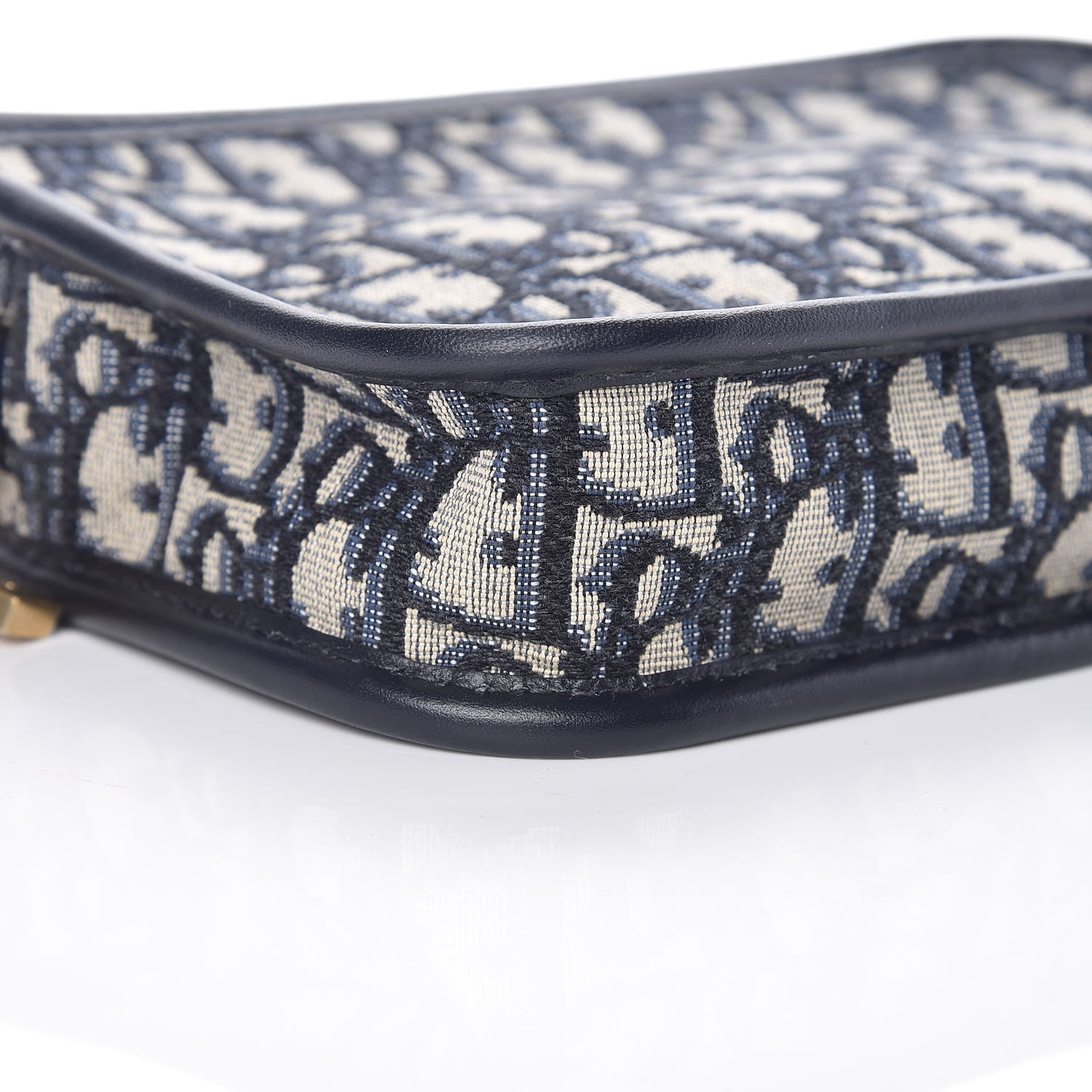 Christian Dior Oblique Diorquake Clutch Blue 8 of 9