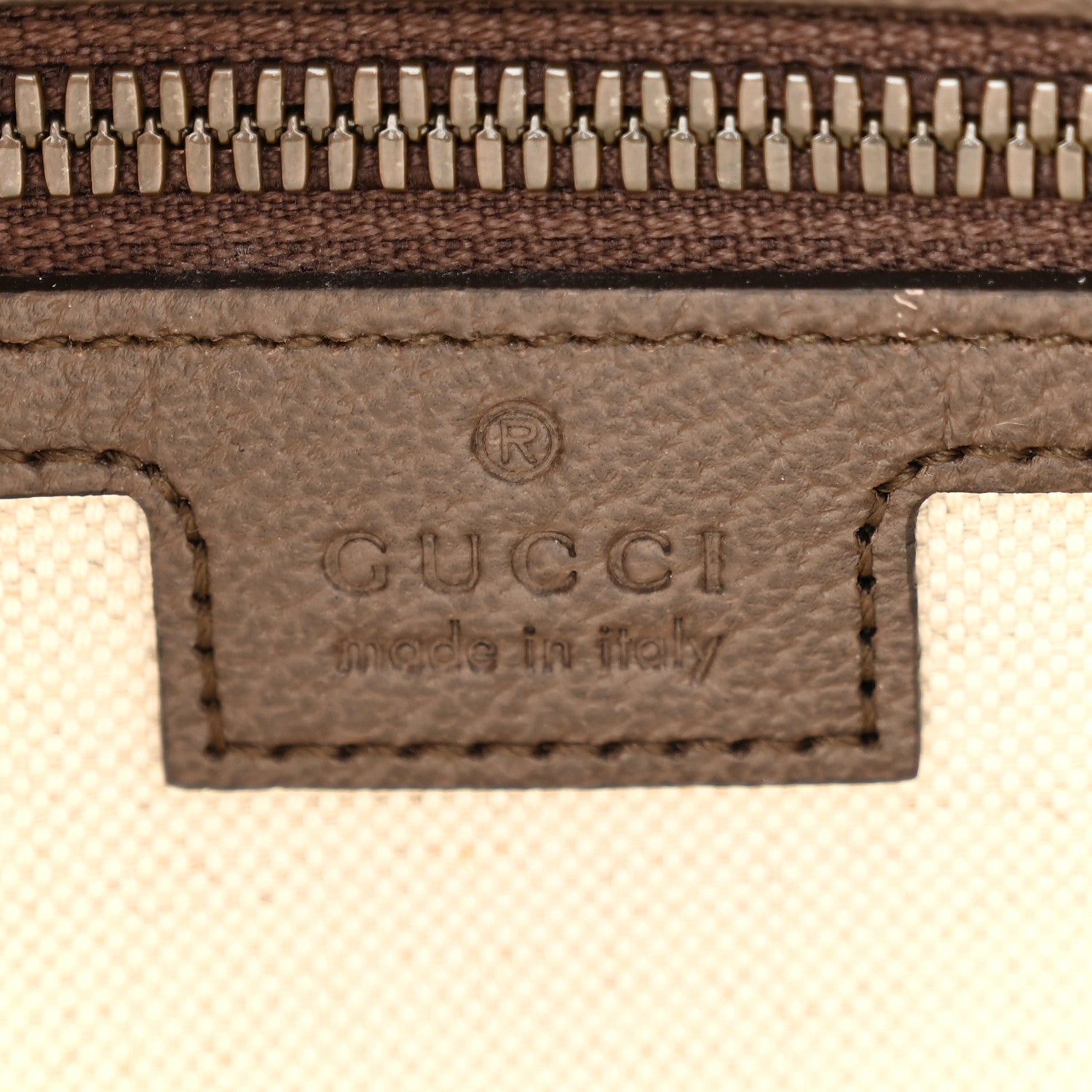 Gucci GG Supreme Monogram Web Small Ophidia Half Moon Hobo Brown 6 of 11