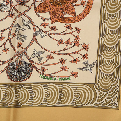 Hermes Silk Les Legendes de l'Arbre Scarf 90 5 of 9