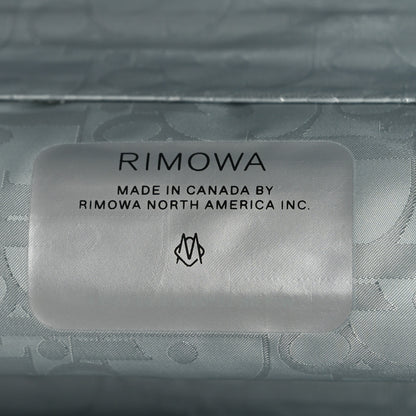 Christian Dior X RIMOWA Aluminum Gradient Carry On Luggage Blue Multi 5 of 8