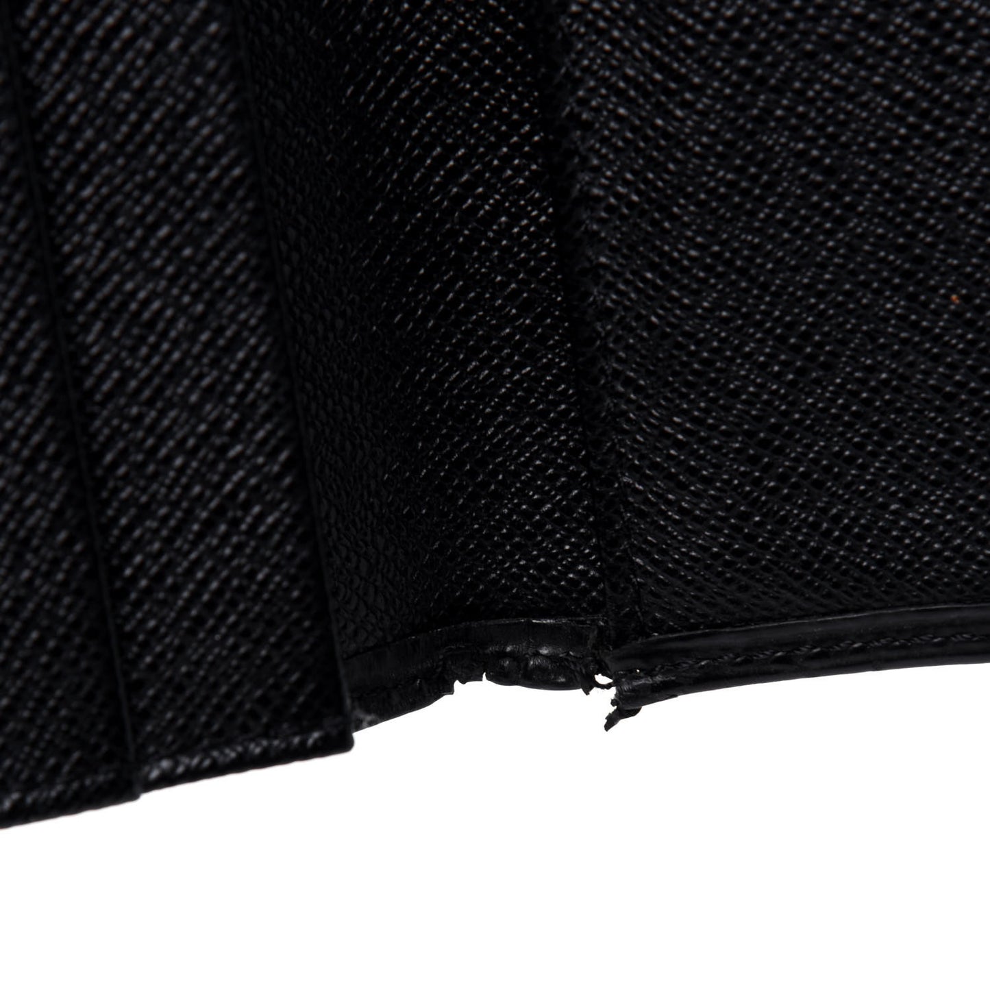 Epi Porte Valeurs Checkbook Wallet Black
