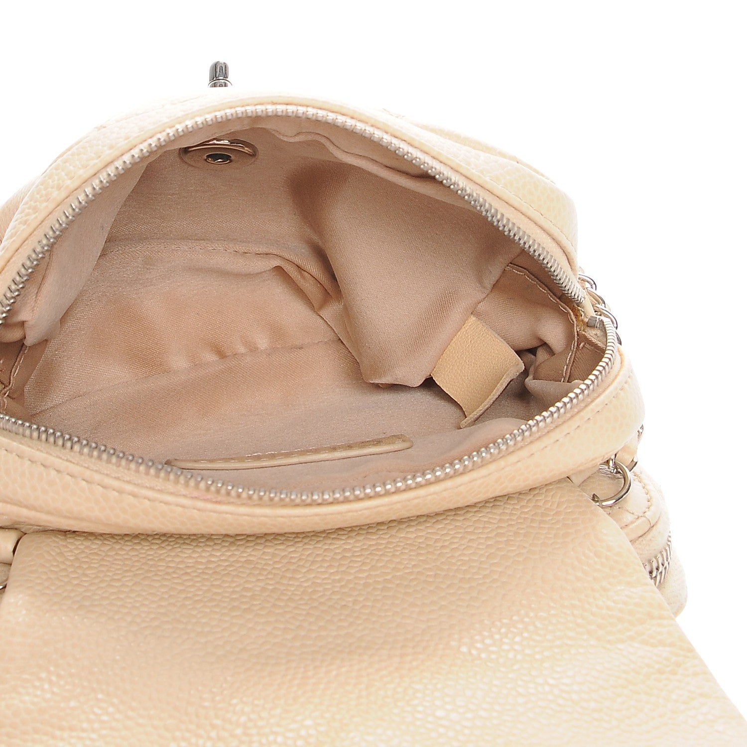 Chanel Caviar Quilted New Mini Flap Beige Clair 6 of 9
