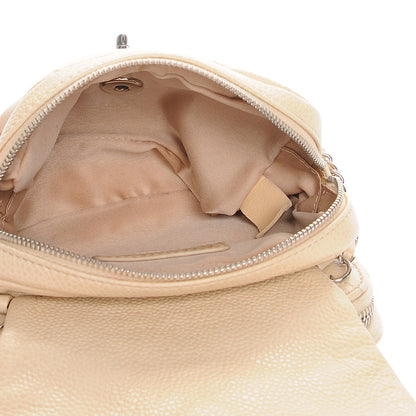Chanel Caviar Quilted New Mini Flap Beige Clair 6 of 9
