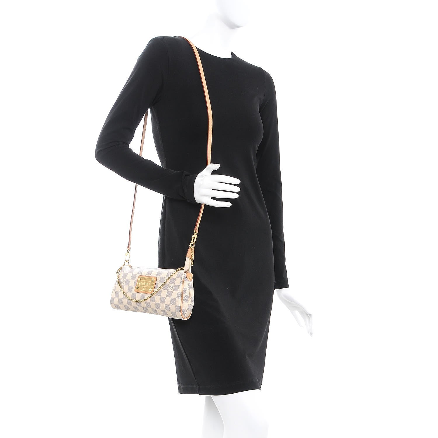 Louis Vuitton Damier Azur Eva Clutch 2 of 8
