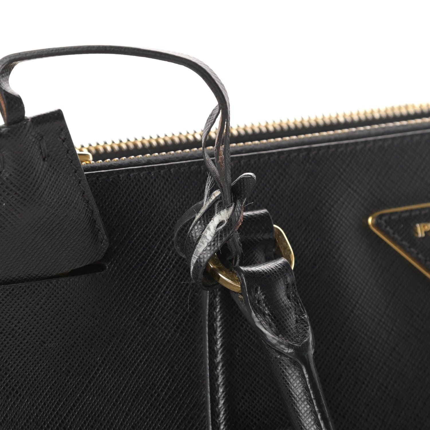 Prada Saffiano Medium Galleria Double Zip Tote Black 17 of 17