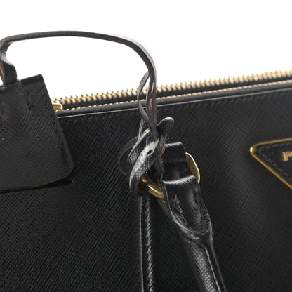 Prada Saffiano Medium Galleria Double Zip Tote Black 17 of 17