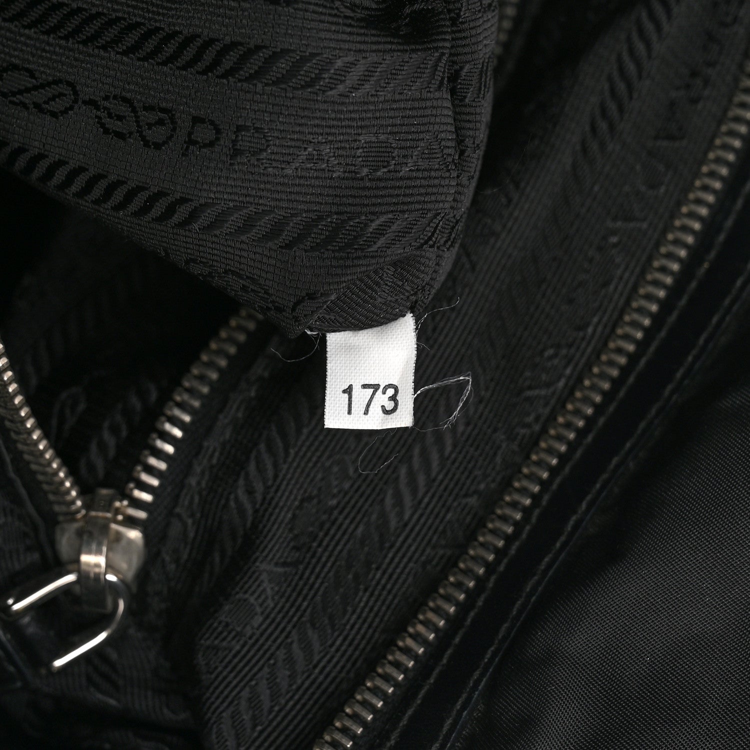 Prada Tessuto Nylon Saffiano Tote Black 7 of 10