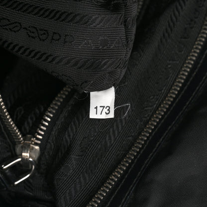 Prada Tessuto Nylon Saffiano Tote Black 7 of 10