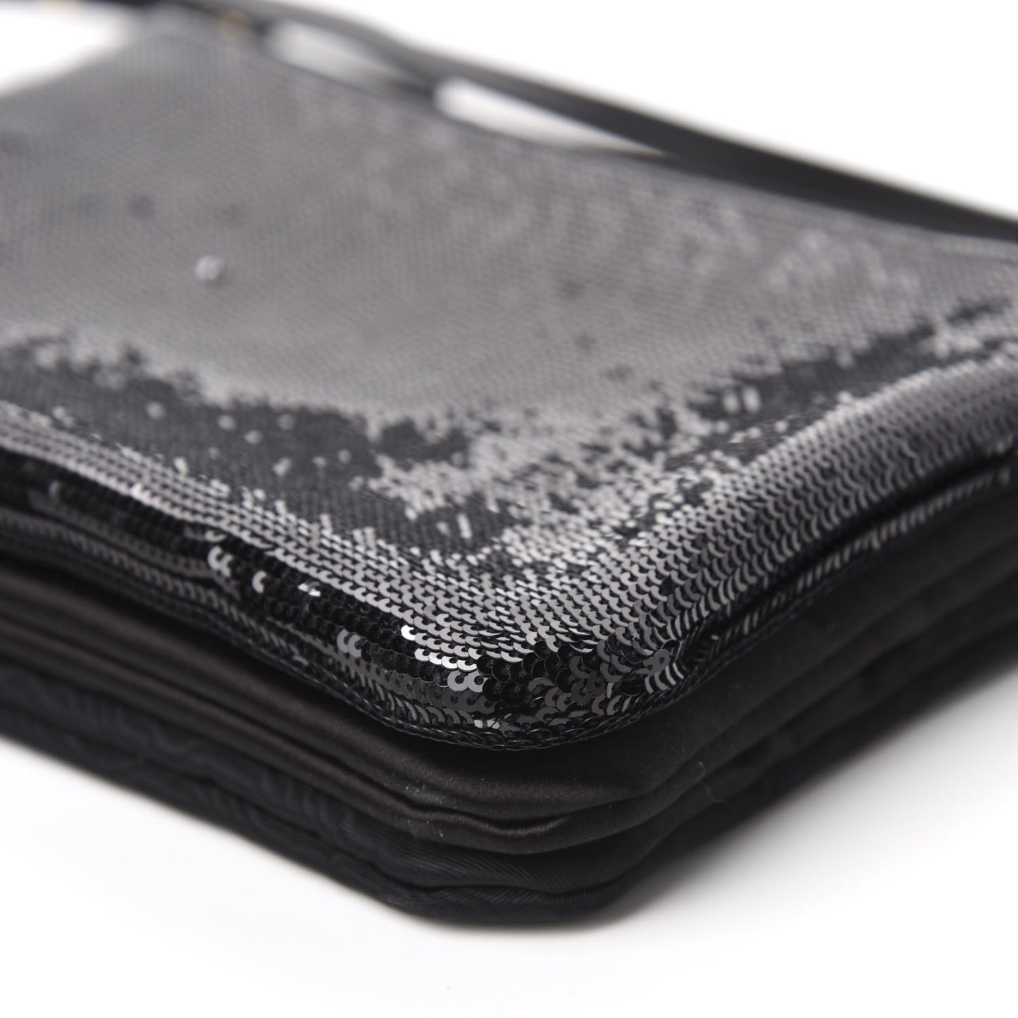 Sequin Small Trio Crossbody Bag Black