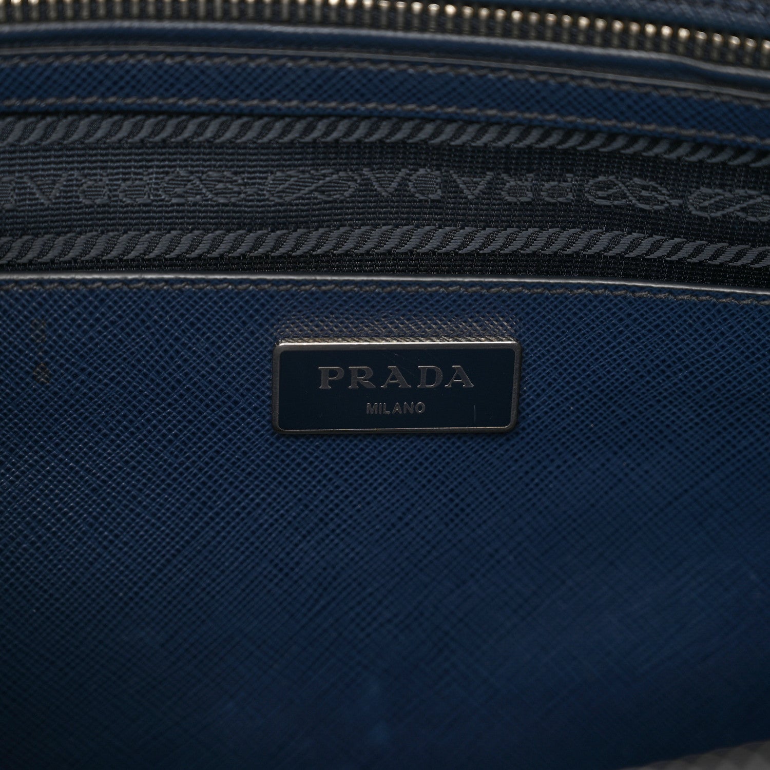 Prada Saffiano Medium Galleria Double Zip Tote Baltico 7 of 11