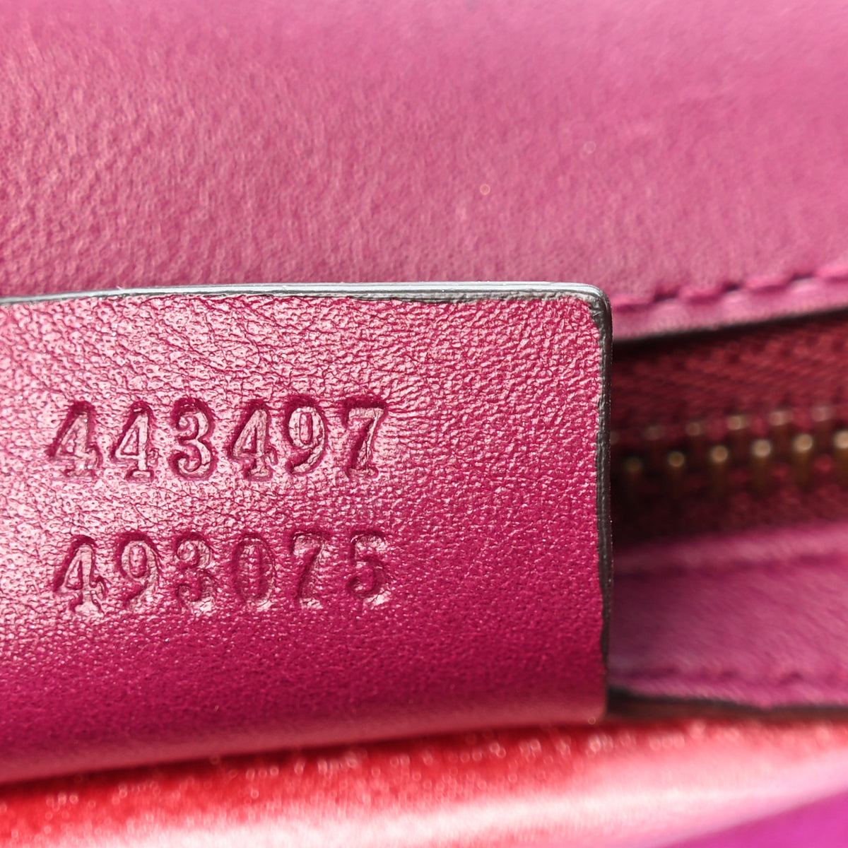 Velvet Matelasse Small GG Marmont Shoulder Bag Fuchsia Violet Cyclamen