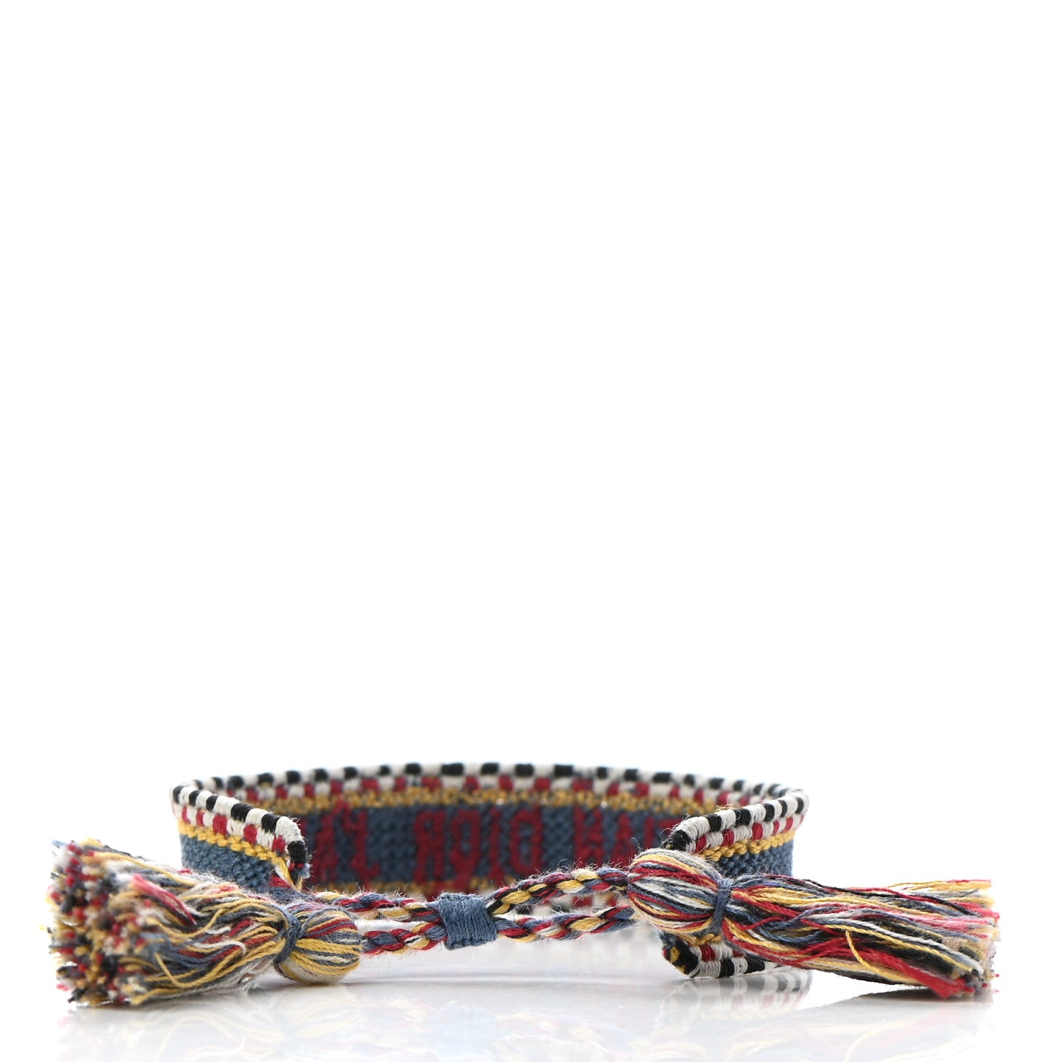 Christian Dior Woven Cotton J'Adior Friendship Bracelet Set 4 of 6