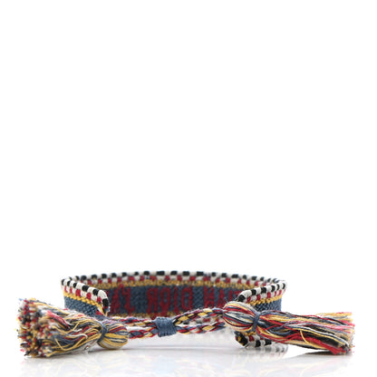 Christian Dior Woven Cotton J'Adior Friendship Bracelet Set 4 of 6