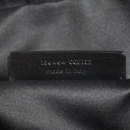 Saint Laurent Patent Crocodile Embossed Large Muse Black 7 of 8