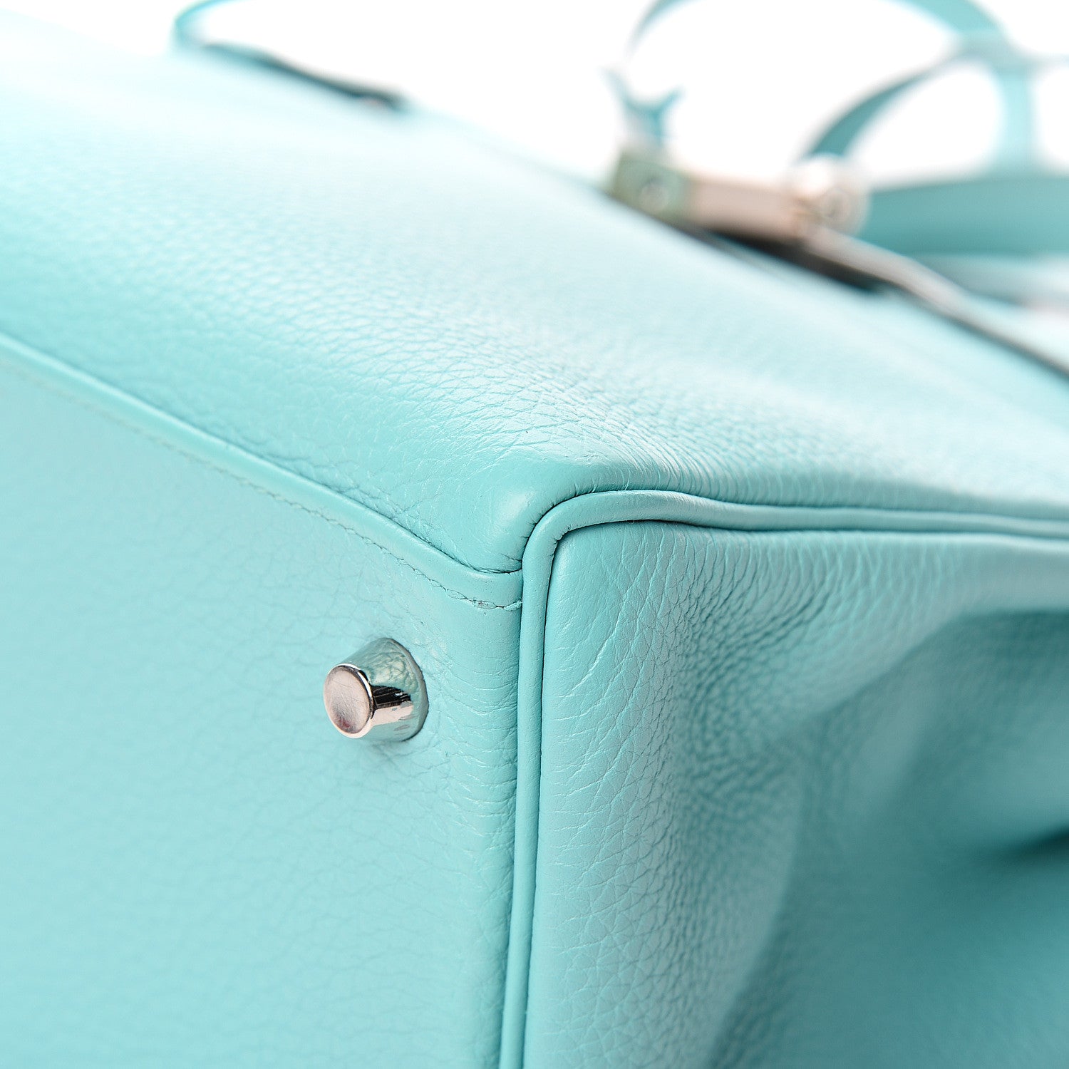 Hermes Togo Kelly Retourne 28 Bleu Atoll 30 of 39