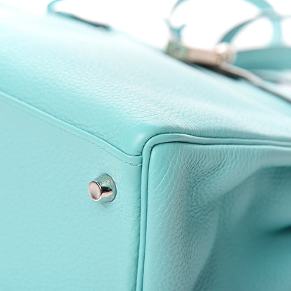 Hermes Togo Kelly Retourne 28 Bleu Atoll 30 of 39