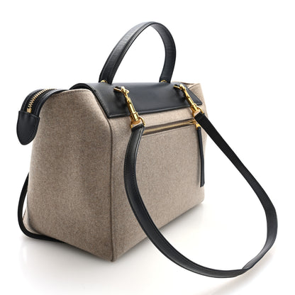 Celine Felt Smooth Calfskin Mini Belt Bag Beige 3 of 10