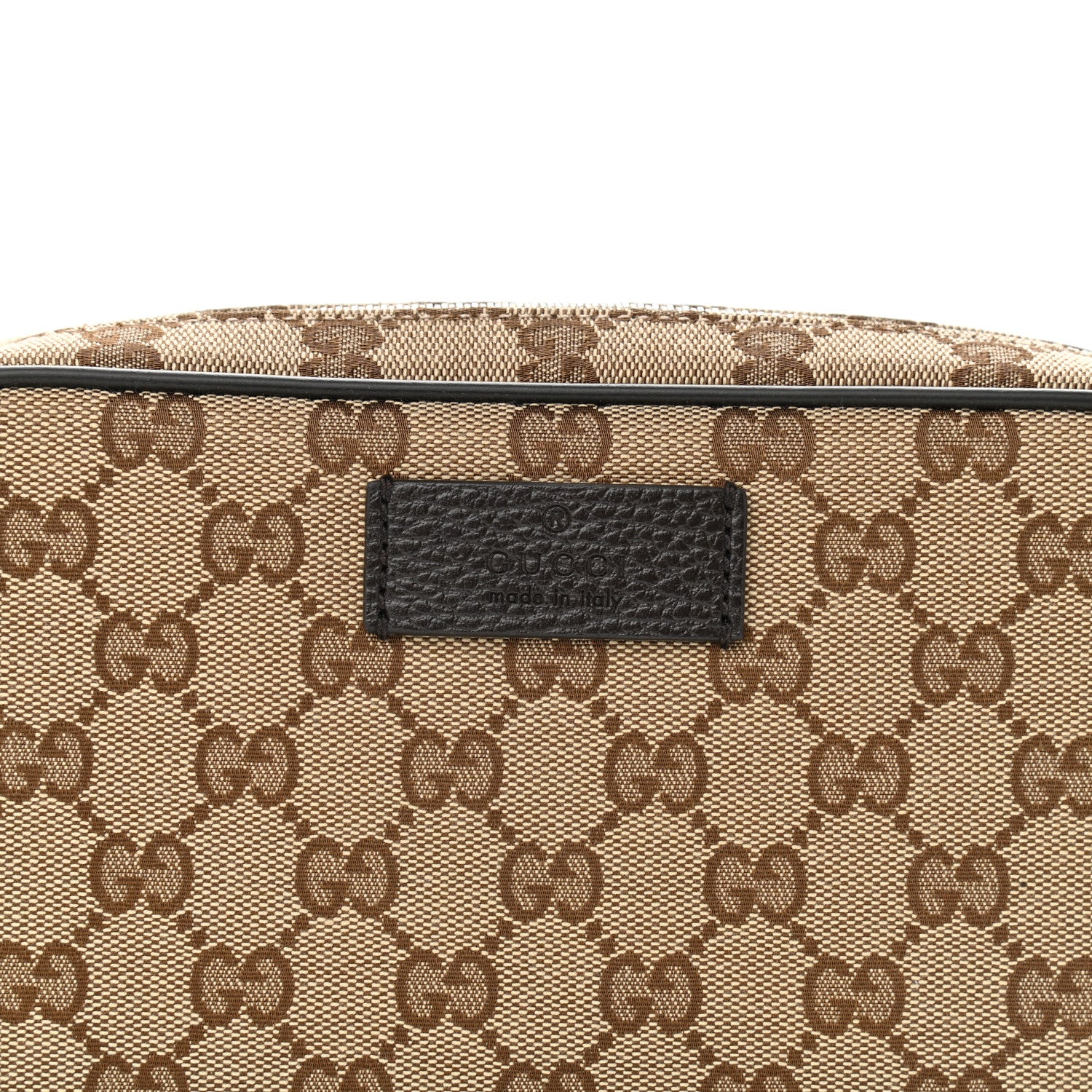 Gucci Monogram Belt Bag Dark Brown 8 of 10