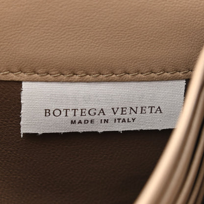 Bottega Veneta Metallic Nappa Intrecciato Continental Flap Wallet Beige 7 of 9