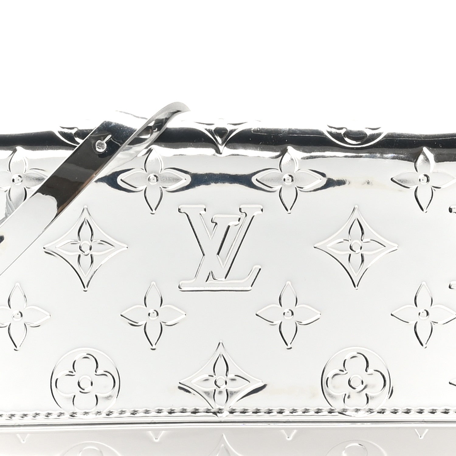 Louis Vuitton Monogram Miroir Pochette Twin Silver 7 of 9