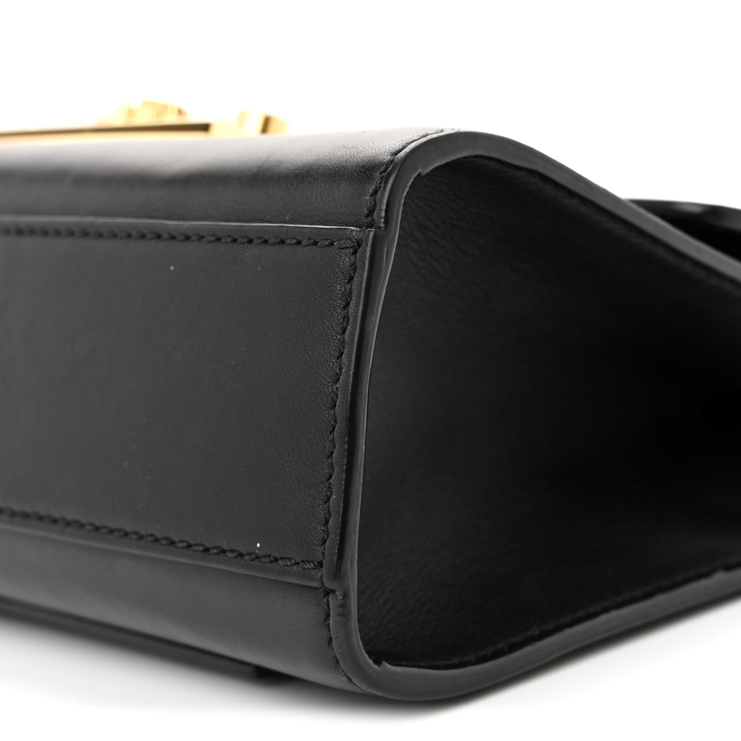 Gucci Calfskin Small Padlock Shoulder Bag Black 10 of 13