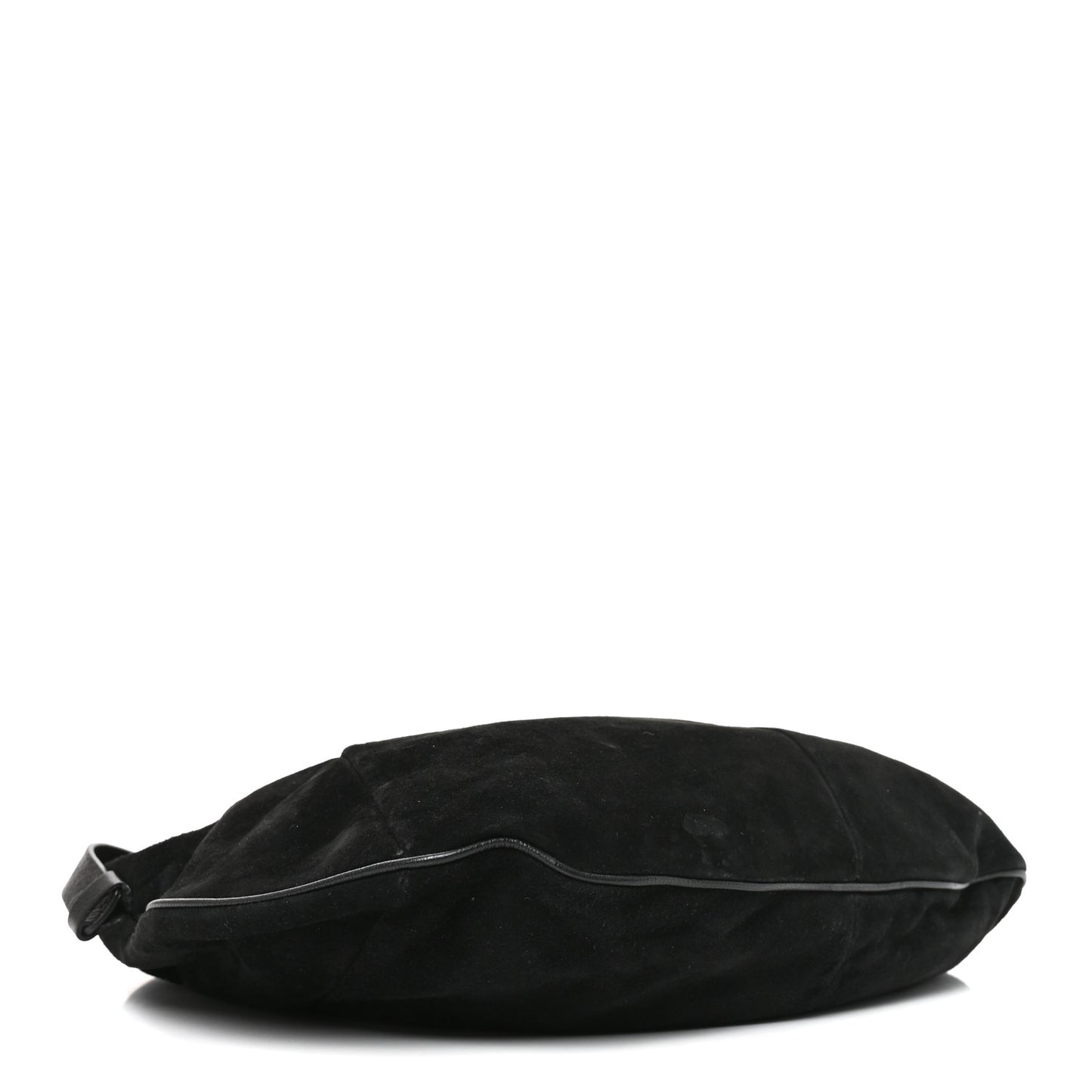 Suede Buffalo Horn Mombasa Hobo Black