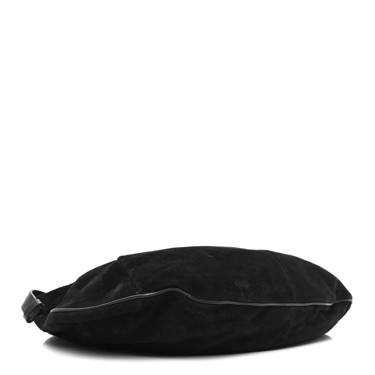 Saint Laurent Suede Buffalo Horn Mombasa Hobo Black 4 of 10