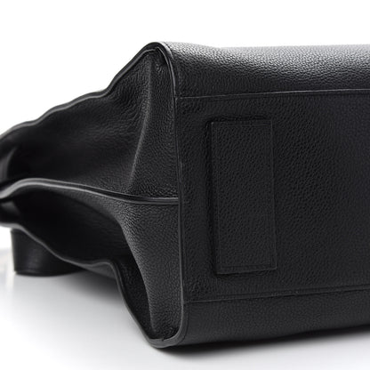 Saint Laurent Grained Calfskin Sac De Jour Souple North South Tote Black 7 of 8