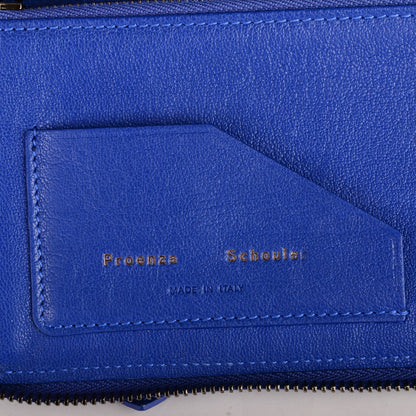 Proenza Schouler Lambskin PS1 Large Zip Around Wallet Royal Blue 6 of 6
